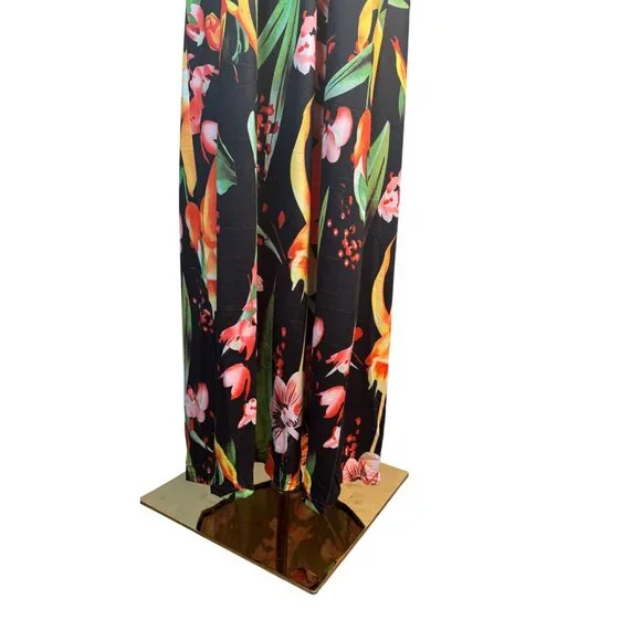 2/$50 NEW Bohemian XL Floral V-Neck Maxi Dress With Cross Back Straps - Picture 15 of 16